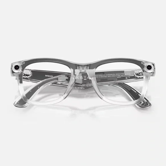 Ray-Ban Meta Wayfarer Gen 2 Limited Edition Transparent Clear/Ruby RW4006 - Picture 4 of 16